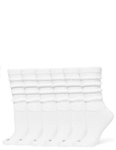 HUE Women’s Slouch Socks Crew Boot Chunky Ribbed Cotton Scrunch