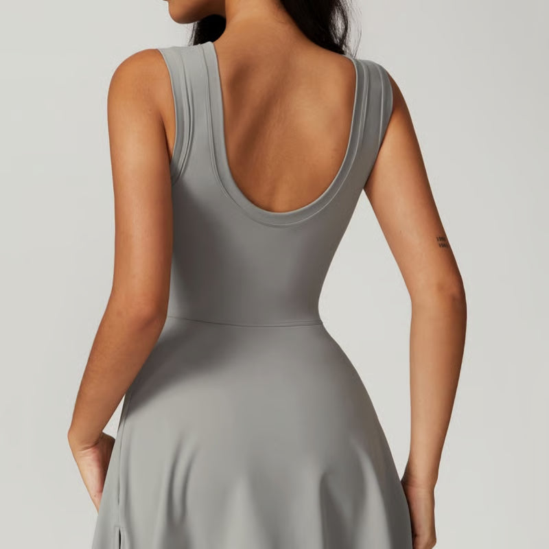 Sports Fitness One-Piece Shorts Skirt