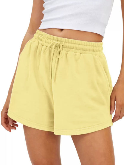 Women Sweat Shorts with Pockets Casual Summer Comfy Lounge Shorts