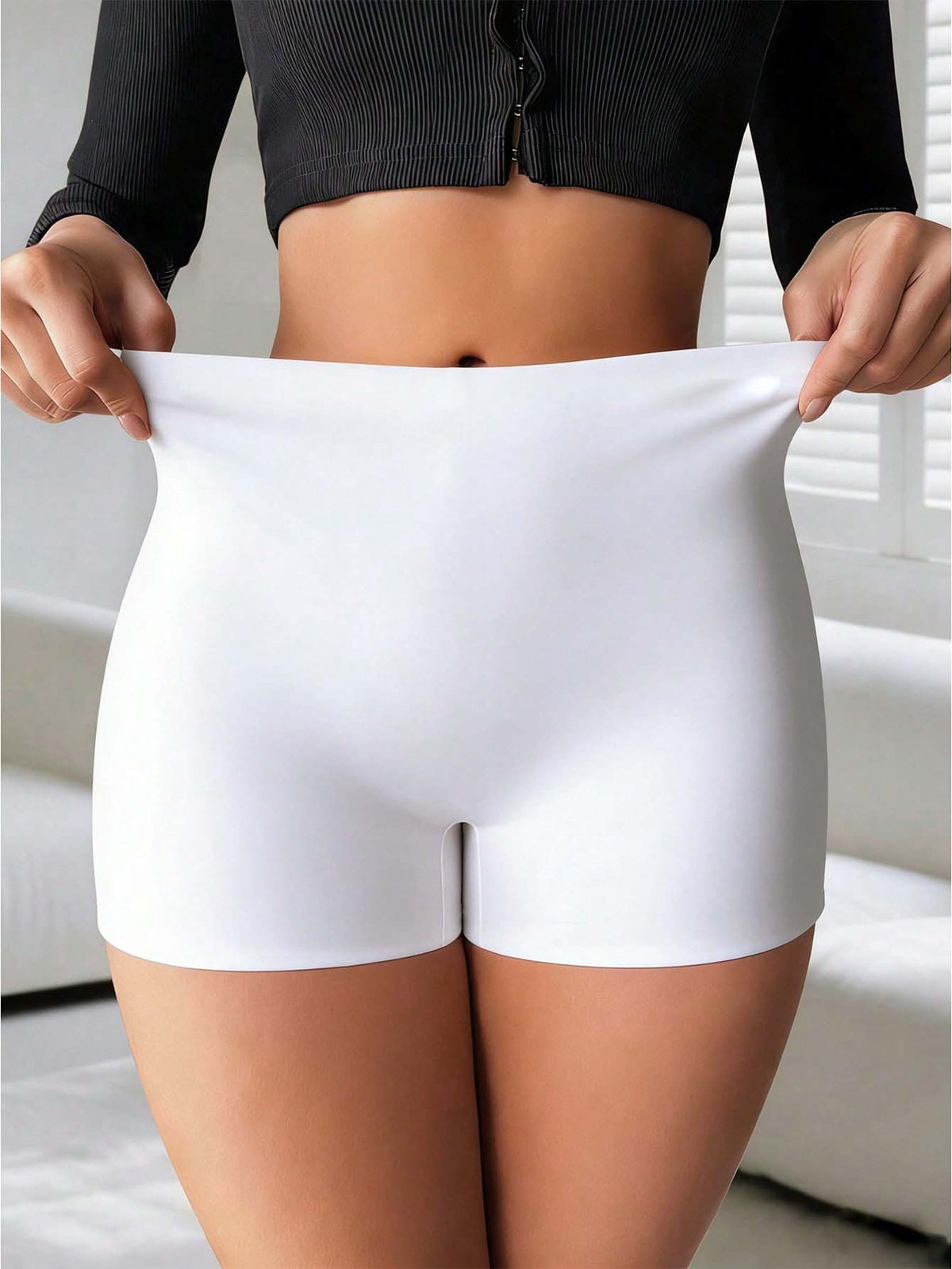 Seamless Shaping Boyshorts Panties for Women Slip Shorts Under Dress Shapewear Shorts