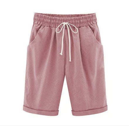 Elastic Waist Casual Comfy Summer Shorts