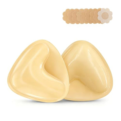 Ultra Boost Sticky Bra Pads Inserts, Double Sided Adhesive Push Up Padding Inserts for Women’ Bras Bikini Swimsuits