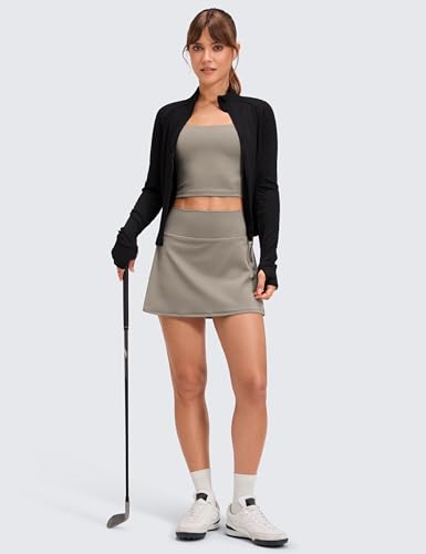 High Waisted Tennis Skirts | Built-in Shorts with Pockets, Extremely Soft, Casual, A Line, Stretchy, Mini, Skort for Women