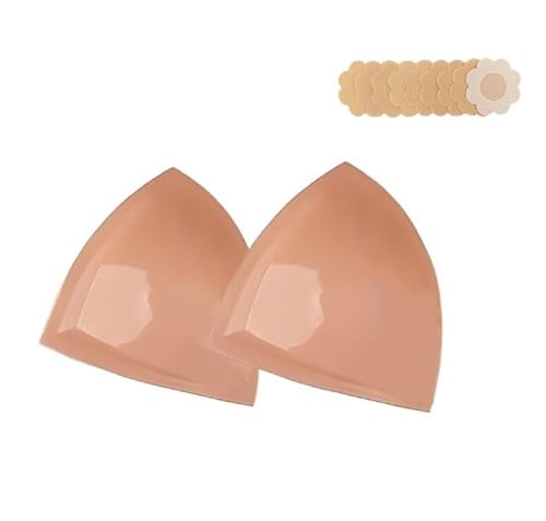 DEPOVOR Large Size Double-Sided Sticky Inserts Lightly Padded for D+ Cups, Reusable Adhesive Lifting Bras for Large Bust