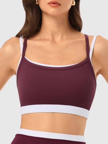 2 Pieces Workout Sets for Women,Seamless Athletic Short with Double Layer Sports Bra,Gym Matching Outfits
