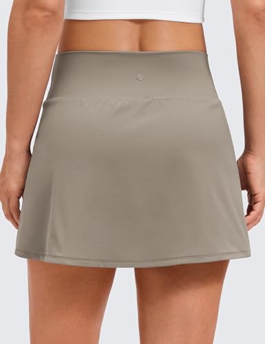 High Waisted Tennis Skirts | Built-in Shorts with Pockets, Extremely Soft, Casual, A Line, Stretchy, Mini, Skort for Women