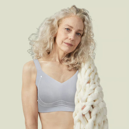 🏆Non-marking, skin-friendly push-up bra without underwire