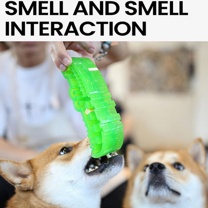 Slow-Feed Chew & Fetch Crocodile Dog Toy