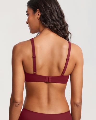 Women's Unlined Balconette Bra Scoop Neck