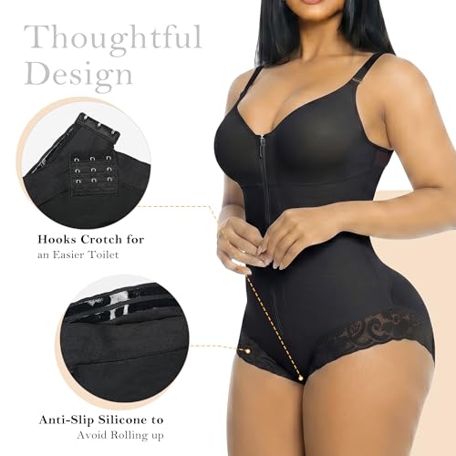 YIANNA Postpartum Fajas Colombianas Moldeadoras Shapewear Tummy Control for Women Body Shaper Girdles Compression Garment