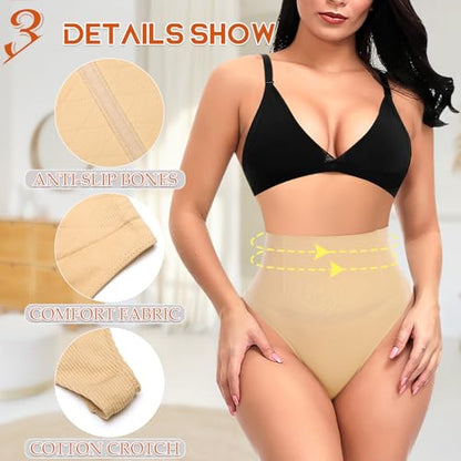Shape wear for Women High Waist Shaping Underwear Seamless Thongs Panties