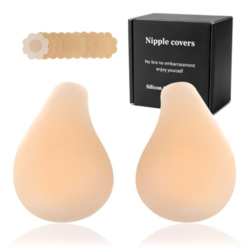Women Nipple Covers Sticky Push up Adhesive Bra Ultra-Thin Added Lift Seamless Strapless Backless Wear