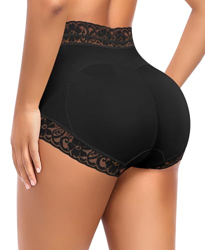 Butt Lifting Panties Padded Underwear for Women Booty Pads Butt Enhancer Lace Shapewear Panty