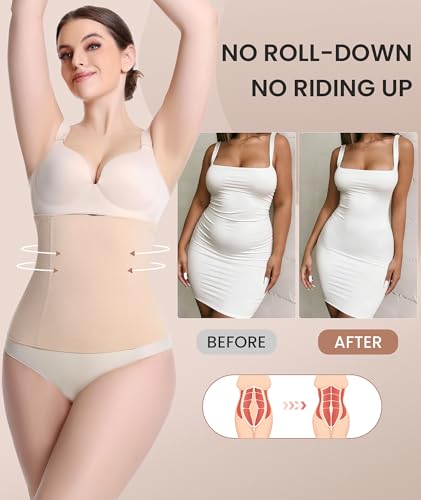 Waist Trainer Tummy Control for Women Lower Belly Fat，Women's Waist Cincher Slim Body Shape Postpartum Recovery Belt