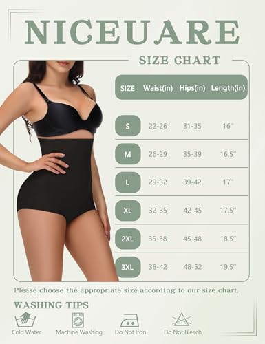 Tummy Control Shapewear for Women Seamless High Waisted Slimming Body Shaper Panties Shapewear Shorts Under Dress