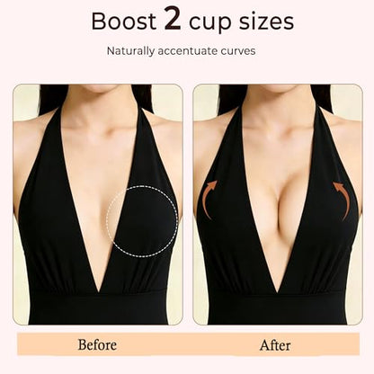 Ultra Boost Sticky Bra Pads Inserts, Double Sided Adhesive Push Up Padding Inserts for Women’ Bras Bikini Swimsuits