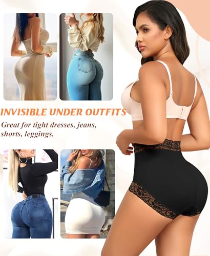 Butt Lifting Panties Padded Underwear for Women Booty Pads Butt Enhancer Lace Shapewear Panty