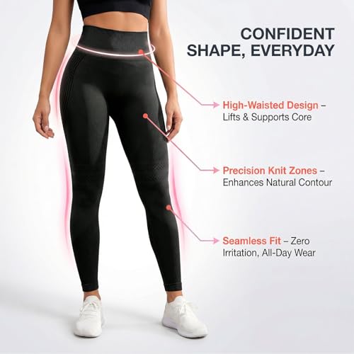 2026 3D Metabolic Booster Leggings,High Waist 3D Anti Cellulite Leggings for Women,Slimming Workout Yoga Pants