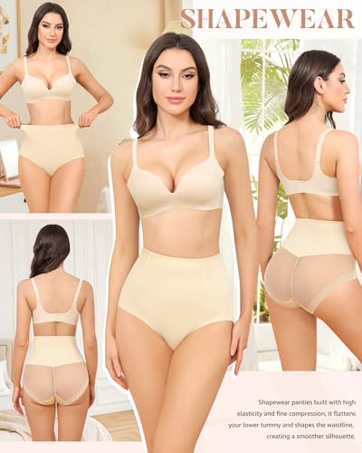 Tummy Control Shapewear Underwear for Women High Waisted Seamless Body Shaper Panties Girdle S-3XL