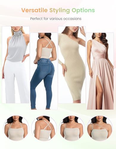 Shapewear Bodysuits Built in Bra, Tummy Control Strapless/strap