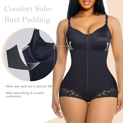 YIANNA Postpartum Fajas Colombianas Moldeadoras Shapewear Tummy Control for Women Body Shaper Girdles Compression Garment