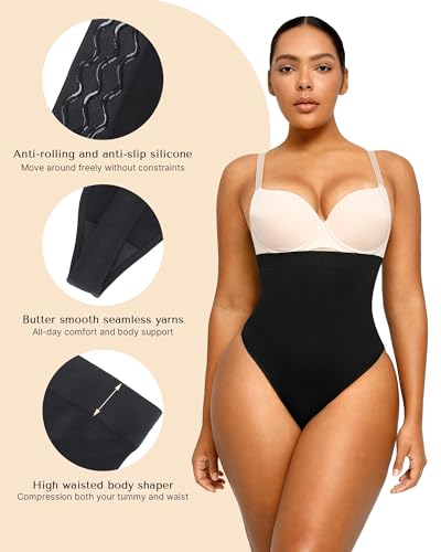 Shapewear Thong Tummy Control Seamless High Waisted Body Shaper Waist Slimming Fajas Underwear Girdle