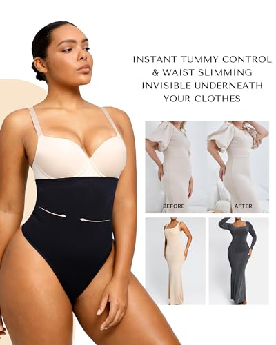 Shapewear Thong Tummy Control Seamless High Waisted Body Shaper Waist Slimming Fajas Underwear Girdle