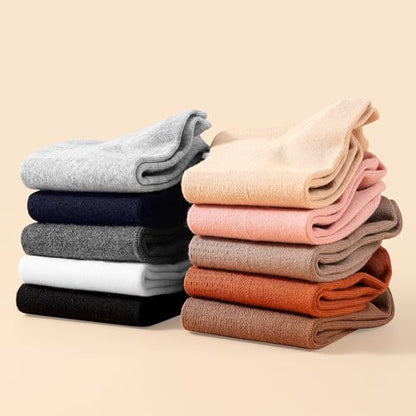 Ankle Socks for Women Cotton Casual Socks Quarter Sock Breathable, Seamless Toe 10 Pairs