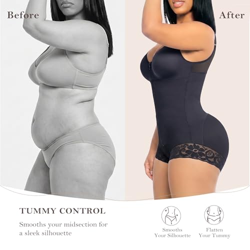 YIANNA Postpartum Fajas Colombianas Moldeadoras Shapewear Tummy Control for Women Body Shaper Girdles Compression Garment