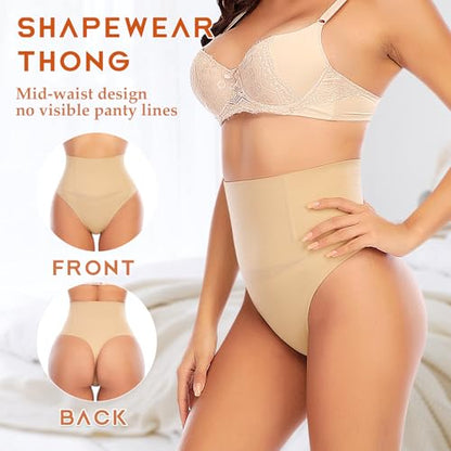 Shape wear for Women High Waist Shaping Underwear Seamless Thongs Panties