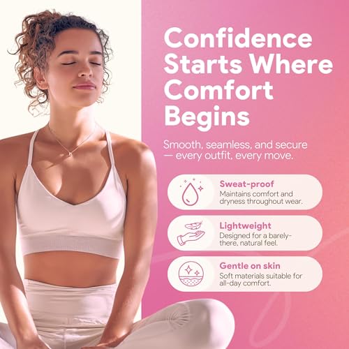 LUMORIA Seamless Concealer Cover for Women (3 Pack), Seamless Smooth Cover, Premium Skin-Safe Silicone Hiders, Invisible Smooth Coverage with Magnetic Storage Case for Leggings & Fitted Outfits