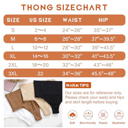 Shape wear for Women High Waist Shaping Underwear Seamless Thongs Panties