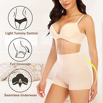 Seamless Shaping Boyshorts Panties for Women Slip Shorts Under Dress Shapewear Shorts