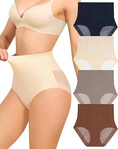 Tummy Control Shapewear Underwear for Women High Waisted Seamless Body Shaper Panties Girdle S-3XL