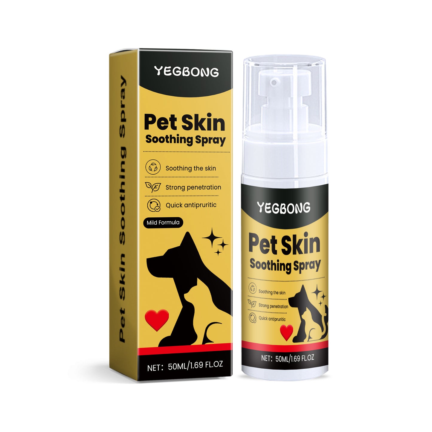 Pet Skin Treatment Spray for Fungal & Bacterial Infections