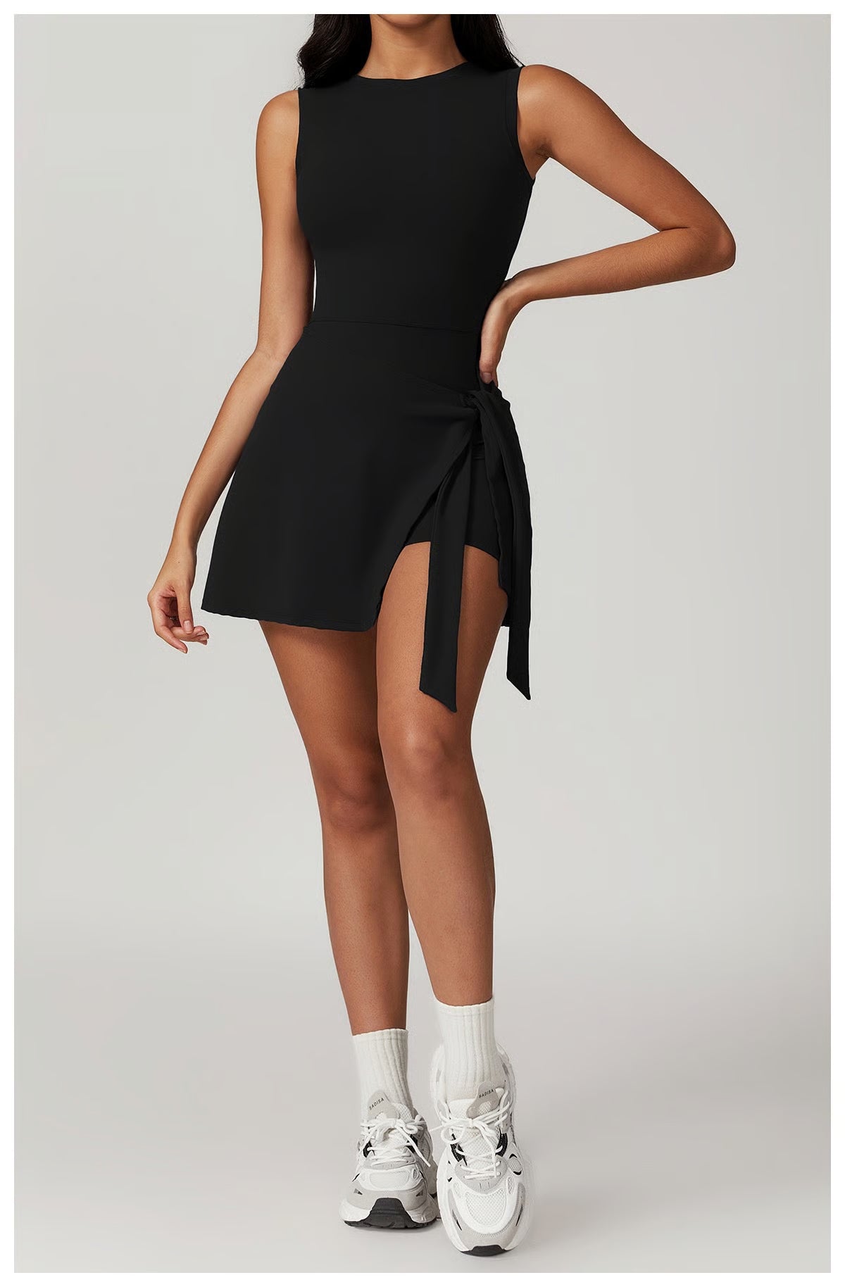 Sports Fitness One-Piece Shorts Skirt