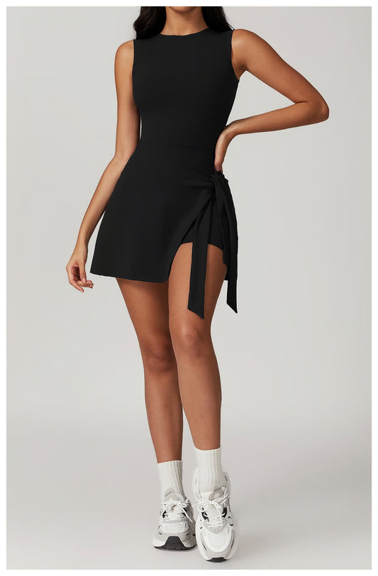Sports Fitness One-Piece Shorts Skirt