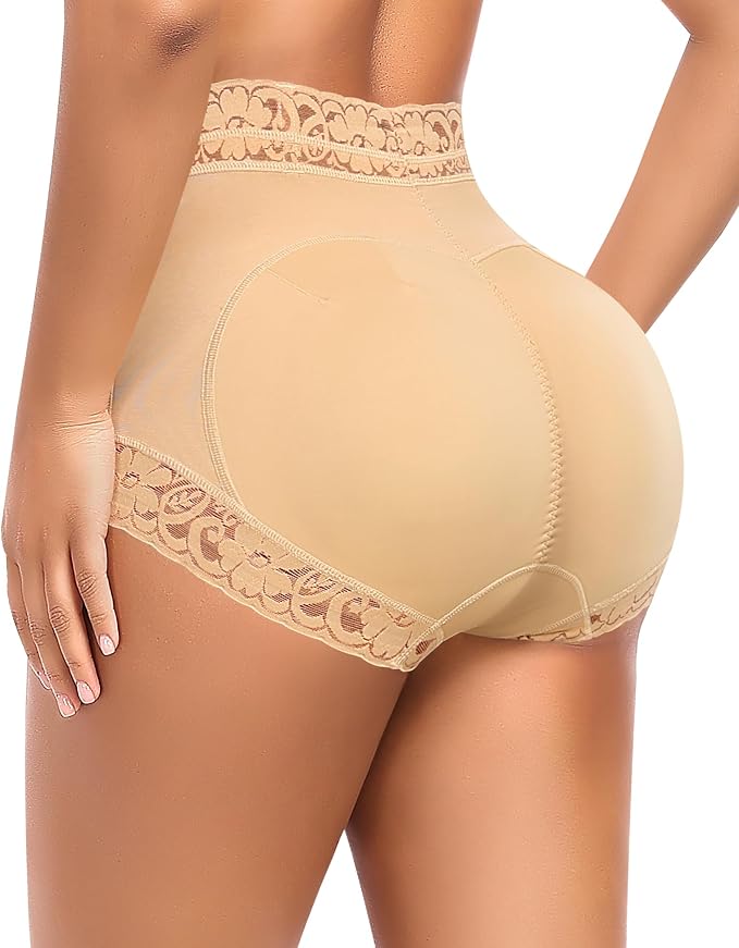 Butt Lifting Panties Padded Underwear for Women Booty Pads Butt Enhancer Lace Shapewear Panty