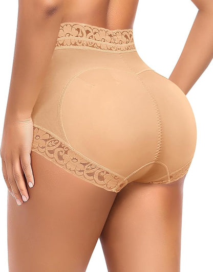 Butt Lifting Panties Padded Underwear for Women Booty Pads Butt Enhancer Lace Shapewear Panty