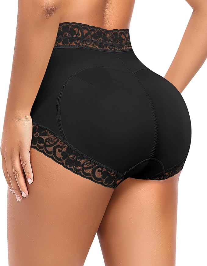 Butt Lifting Panties Padded Underwear for Women Booty Pads Butt Enhancer Lace Shapewear Panty