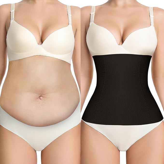sellto Waist Trainer for Women Tummy Control Postpartum Recovery Belt Waist Cincher Body Shaper