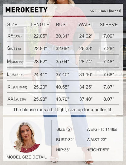 Women's Summer Short Sleeve Floral Mesh Blouse Top 2026 Dressy Casual Crewneck Ruched Fitted T Shirt Outfit