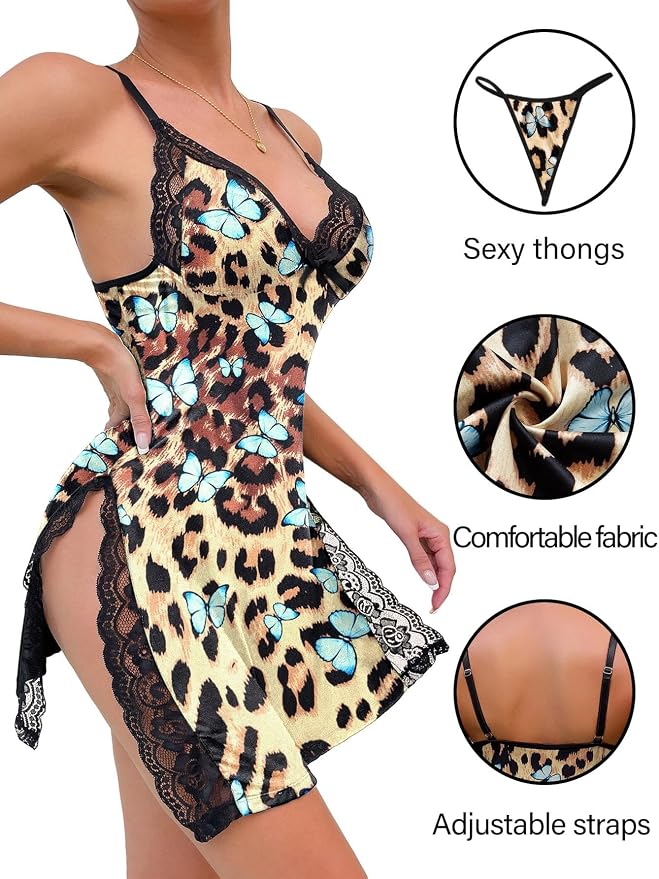 Sexy Lingerie for Women Nightgowns Babydoll Dress Sets