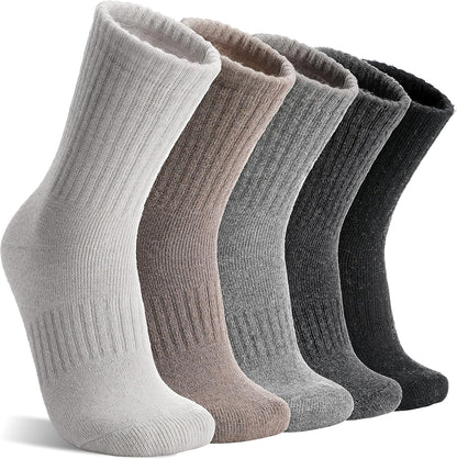Women‘s Merino Wool Socks Hiking Warm Winter Thick Thermal Crew Cozy Cabin Ladies Gift Comfy Boot Work Socks