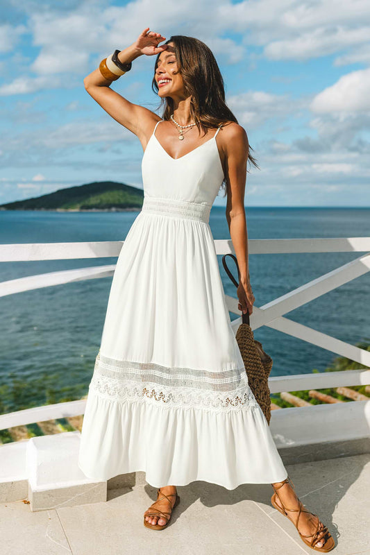 Breathtaking White Maxi Dress