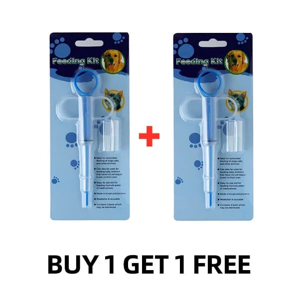 Pet Pill Syringe Dispenser ✦ Safe, Stress-Free Medication for Cats & Dogs