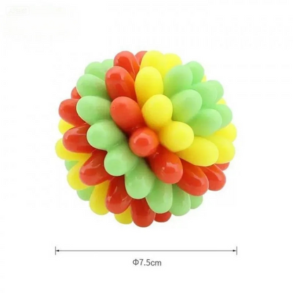 Heavy-Duty Spiky Chew Ball – Dental-Friendly Toy for Medium & Large Dogs
