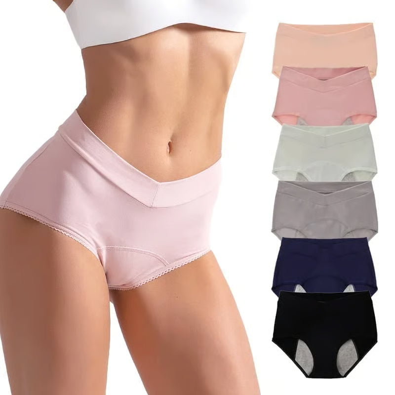 💥PLUS SIZE💥High-waisted Leak Proof Panties(6PCS)