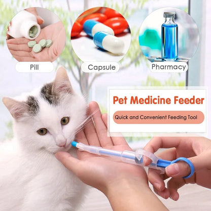 Pet Pill Syringe Dispenser ✦ Safe, Stress-Free Medication for Cats & Dogs
