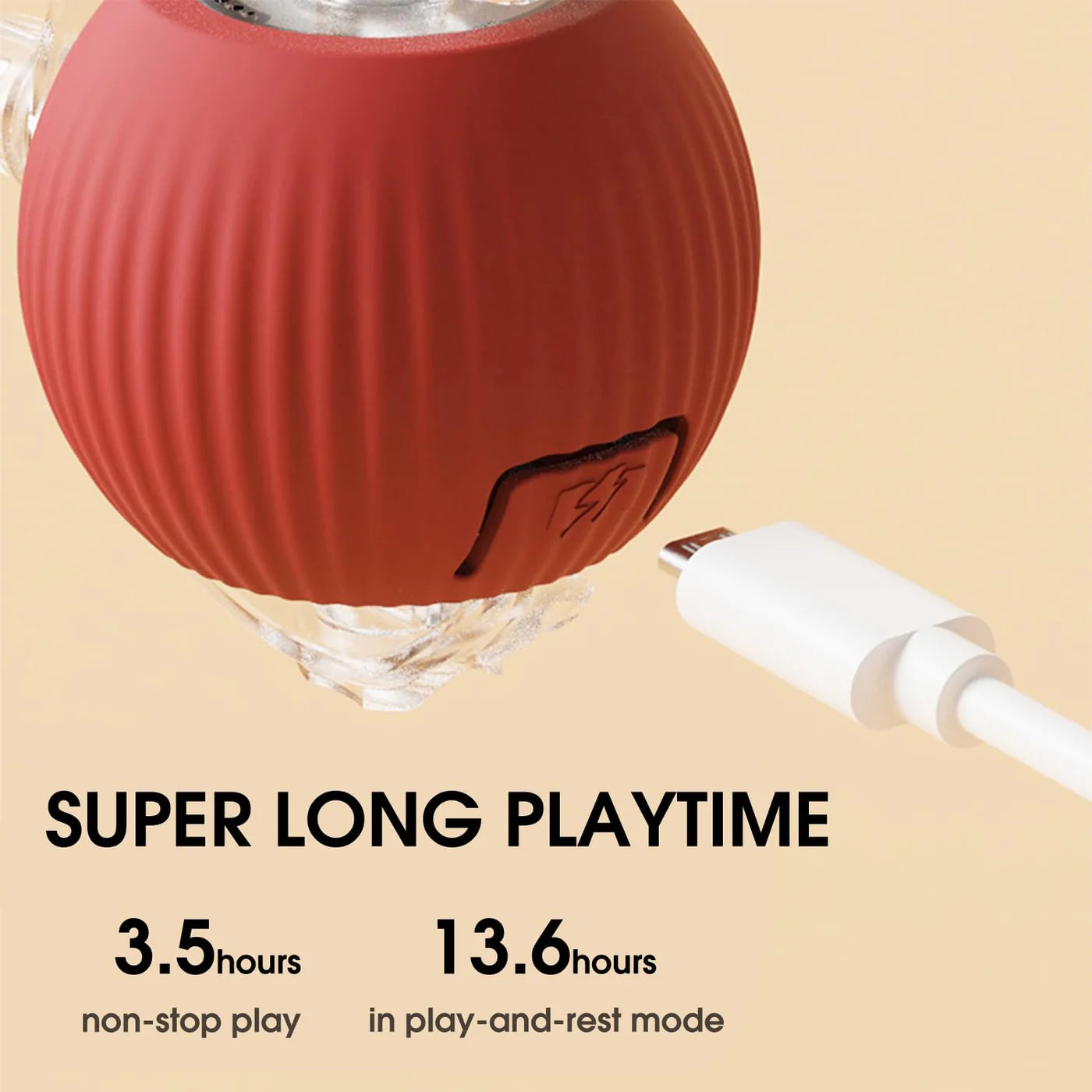 Interactive pet toy ball